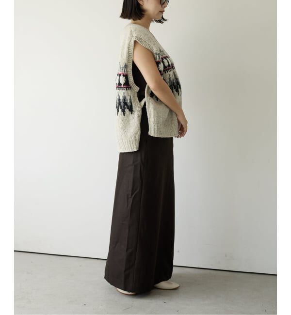 IENA LA BOUCLE「IENA LA BOUCLE ノルディックハンドニットベスト」|ベスト・ジレ|