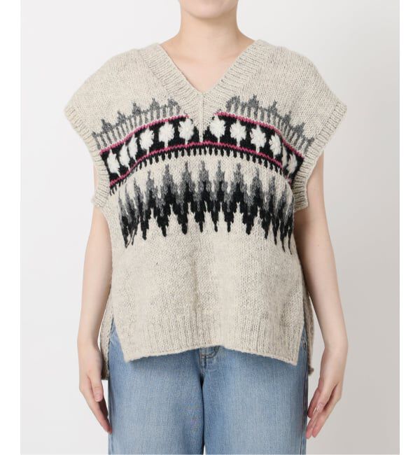 IENA LA BOUCLE「IENA LA BOUCLE ノルディックハンドニットベスト」|ベスト・ジレ|