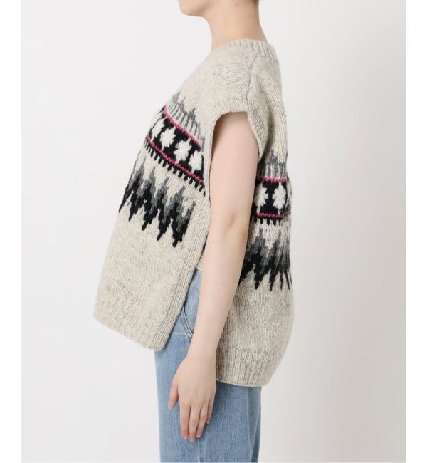 IENA LA BOUCLE「IENA LA BOUCLE ノルディックハンドニットベスト」|ベスト・ジレ|