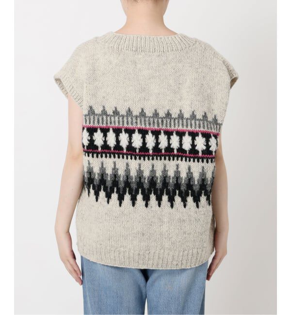IENA LA BOUCLE「IENA LA BOUCLE ノルディックハンドニットベスト」|ベスト・ジレ|