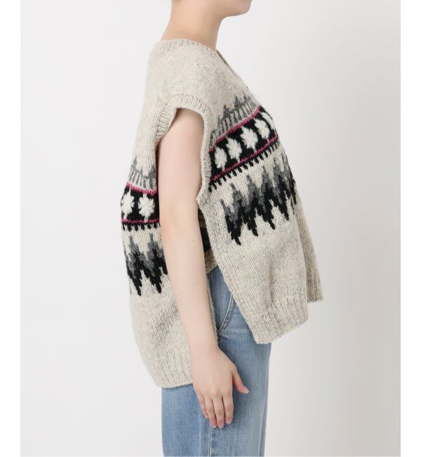 IENA LA BOUCLE「IENA LA BOUCLE ノルディックハンドニットベスト」|ベスト・ジレ|