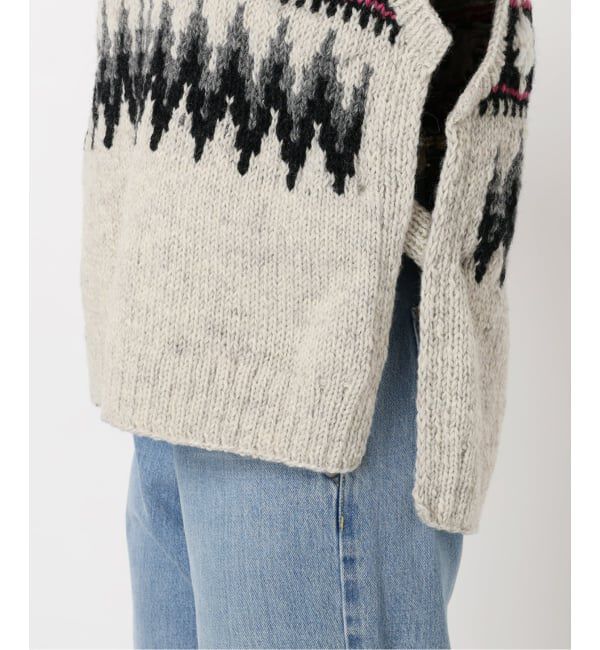 IENA LA BOUCLE「IENA LA BOUCLE ノルディックハンドニットベスト」|ベスト・ジレ|