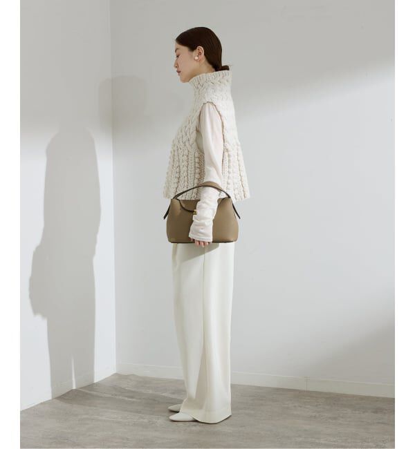 IENA「ハンドニットARANジレ」|ベスト・ジレ|