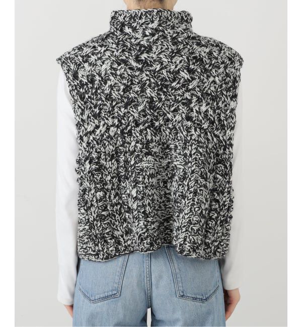 IENA「ハンドニットARANジレ」|ベスト・ジレ|