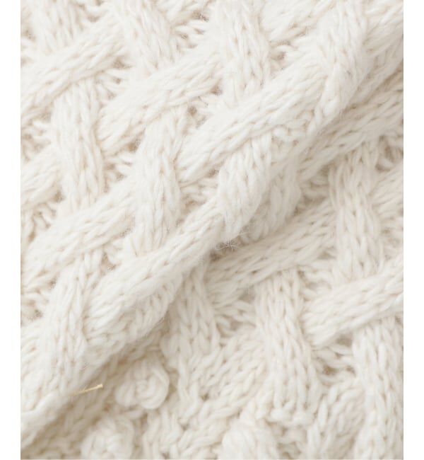 IENA「ハンドニットARANジレ」|ベスト・ジレ|