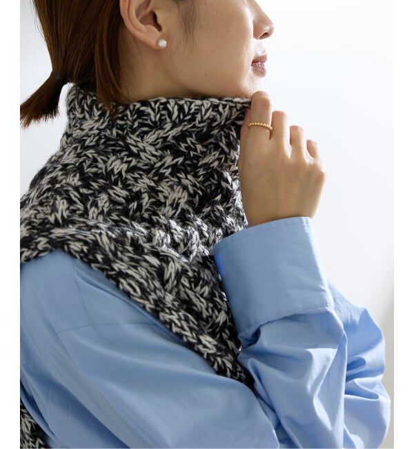 IENA「ハンドニットARANジレ」|ベスト・ジレ|