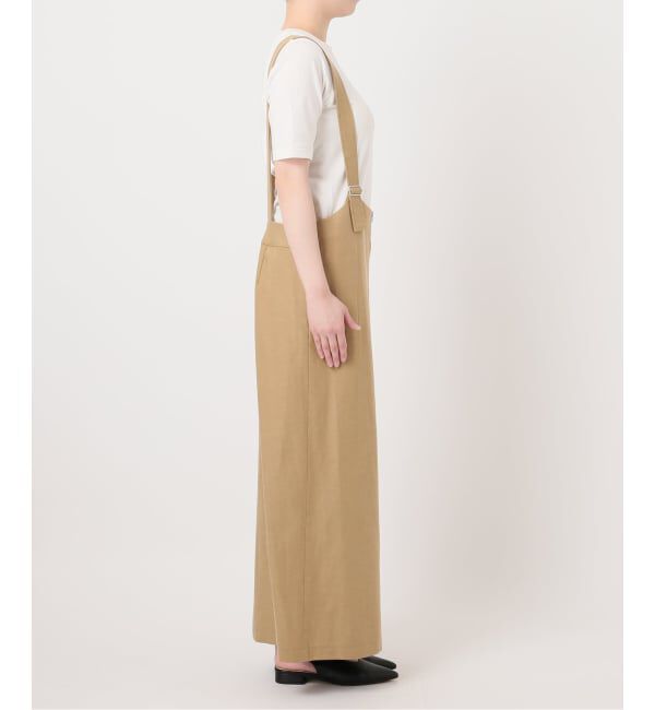 SLOBE IENA「《WEB限定》アイラインフロントジップジャンパースカート」|ワンピース|