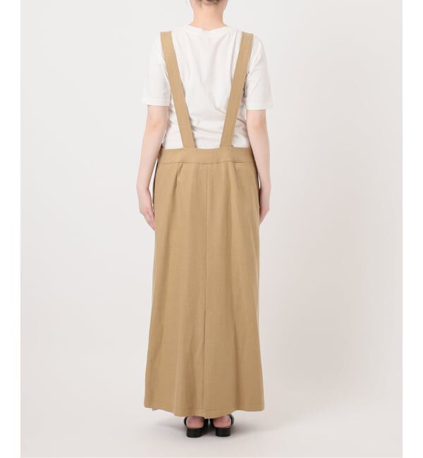 SLOBE IENA「《WEB限定》アイラインフロントジップジャンパースカート」|ワンピース|