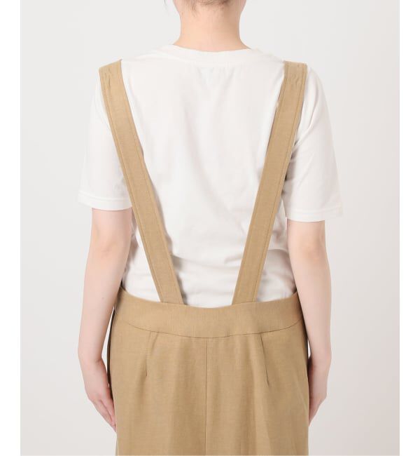 SLOBE IENA「《WEB限定》アイラインフロントジップジャンパースカート」|ワンピース|