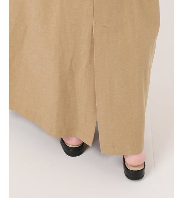 SLOBE IENA「《WEB限定》アイラインフロントジップジャンパースカート」|ワンピース|