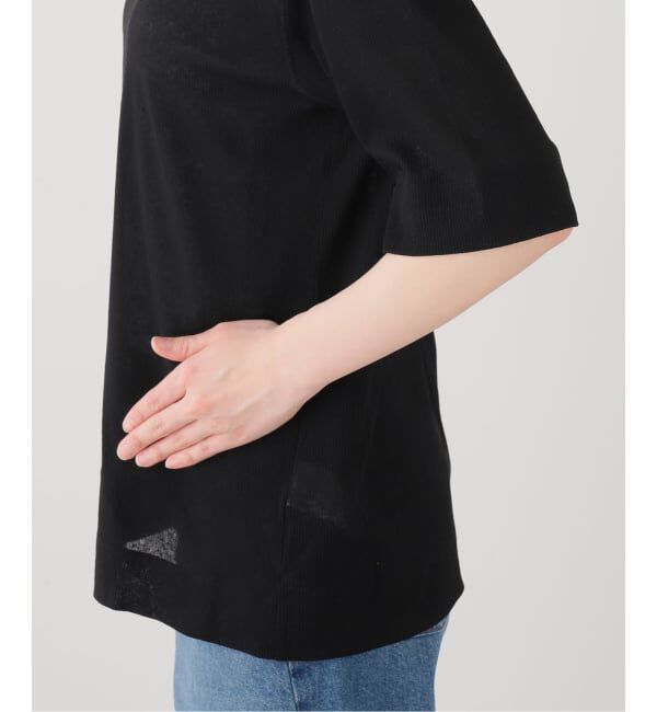 VERMEIL par iena「BOWTE バウト Organic Rib Dry Jersey Tシャツ 261020002」|Tシャツ・カットソー|