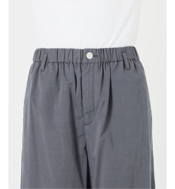 IENA「《予約/洗濯機洗い可》コットンサテンイージーワイドパンツ」|その他|
