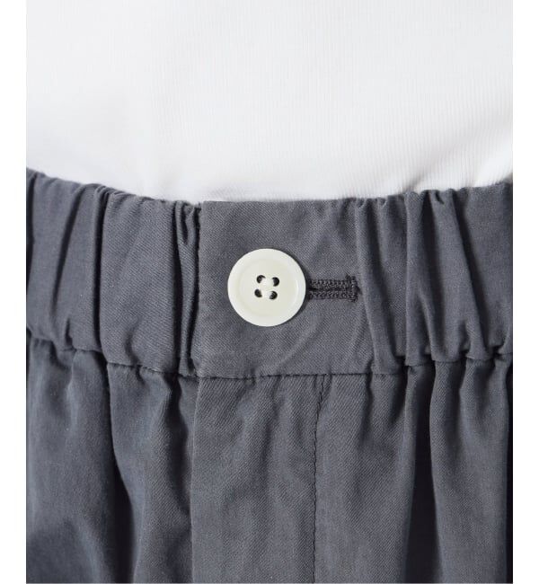 IENA「《予約/洗濯機洗い可》コットンサテンイージーワイドパンツ」|その他|