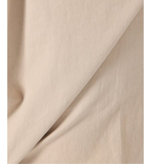 IENA「《予約/洗濯機洗い可》コットンサテンイージーワイドパンツ」|その他|