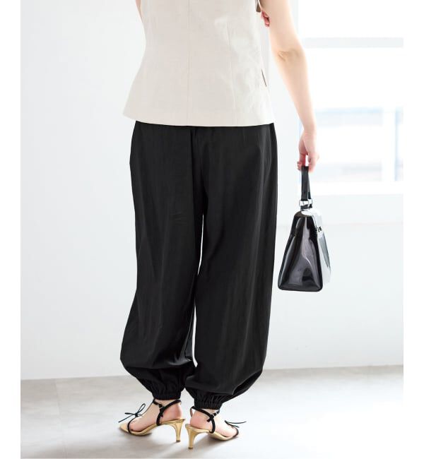 IENA「《予約》ウォッシャブル コットンタフタバルーンパンツ」|その他|