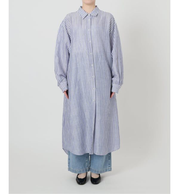 IENA「《予約》ラミーリヨセルシャツワンピース」|ワンピース|