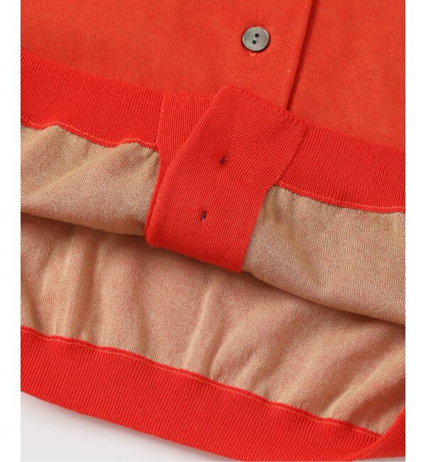 IENA「《予約》ウォッシャブル ダブルレイヤードカーディガン」|カーディガン|