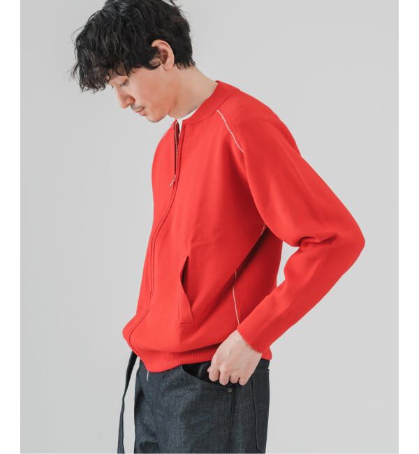 EDIFICE「スウェットライク トラックジャケット」|ニット・セーター|