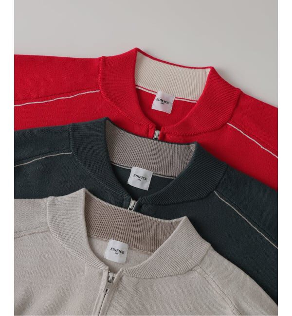 EDIFICE「スウェットライク トラックジャケット」|ニット・セーター|