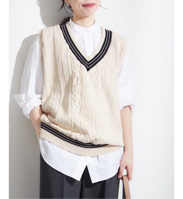 journal standard L'essage「《追加》《別注》【ILL ONE EIGHTY/イル ワンエイティ】TIDEN VEST：ベスト」|ベスト・ジレ|
