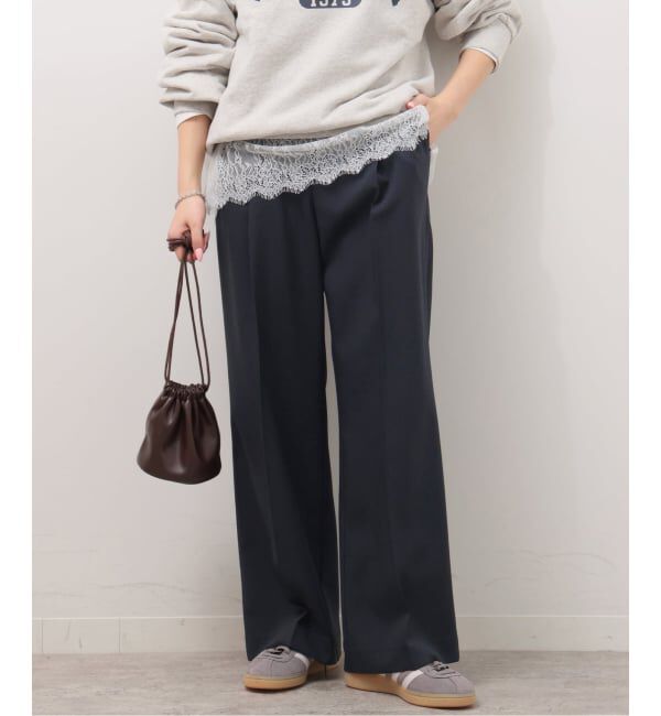 JOURNAL STANDARD relume「《追加7》マットウースフレアタックパンツ」|スラックス|