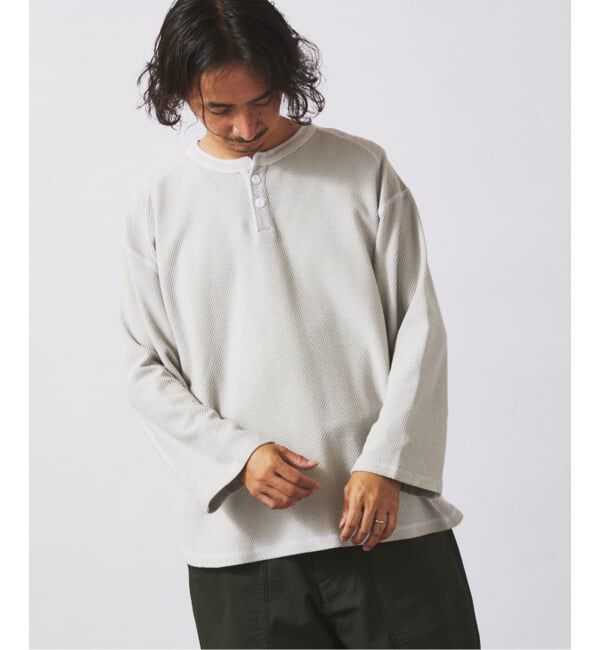 JOURNAL STANDARD relume「バックピケ ヘンリーネック 3/4 スリーブ」|Tシャツ・カットソー|