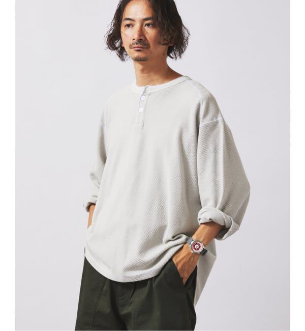 JOURNAL STANDARD relume「バックピケ ヘンリーネック 3/4 スリーブ」|Tシャツ・カットソー|