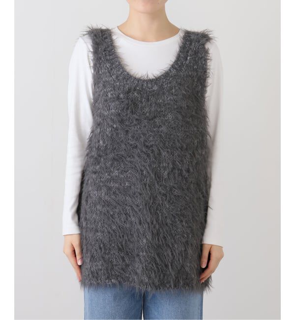 JOURNAL STANDARD relume「フェザーヤーンクルーネックベスト」|ベスト・ジレ|