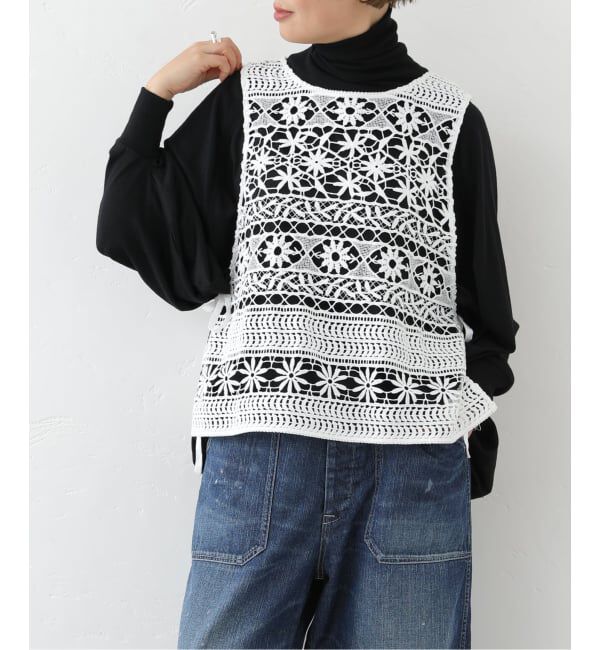 journal standard luxe「コットンレースベスト」|ベスト・ジレ|