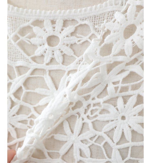 journal standard luxe「コットンレースベスト」|ベスト・ジレ|