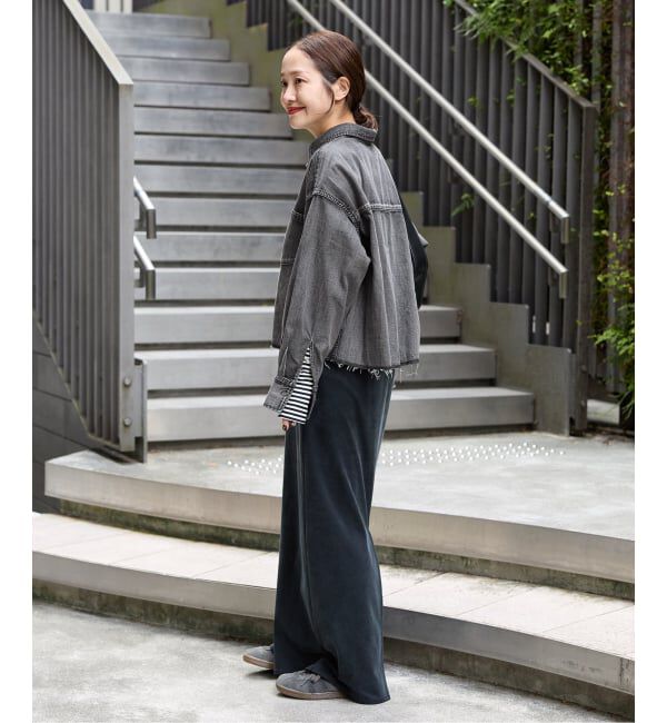 JOURNAL STANDARD「《追加4》ライトオンスデニムクロップドシャツ」|シャツ・ブラウス|