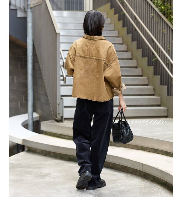 JOURNAL STANDARD「《追加4》ライトオンスデニムクロップドシャツ」|シャツ・ブラウス|