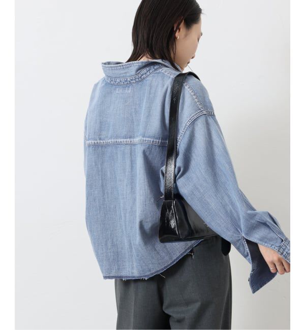 JOURNAL STANDARD「《追加4》ライトオンスデニムクロップドシャツ」|シャツ・ブラウス|