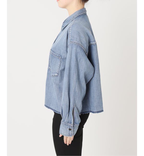 JOURNAL STANDARD「《追加4》ライトオンスデニムクロップドシャツ」|シャツ・ブラウス|
