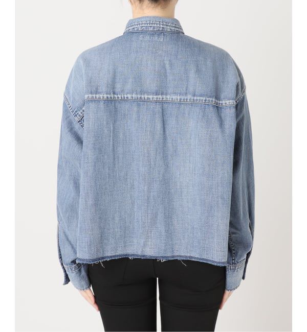 JOURNAL STANDARD「《追加4》ライトオンスデニムクロップドシャツ」|シャツ・ブラウス|