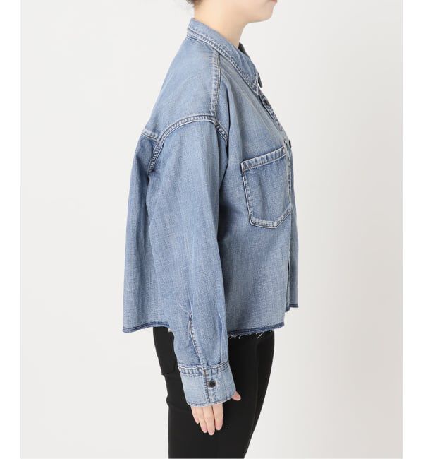 JOURNAL STANDARD「《追加4》ライトオンスデニムクロップドシャツ」|シャツ・ブラウス|