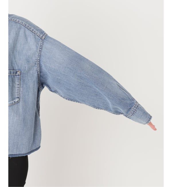 JOURNAL STANDARD「《追加4》ライトオンスデニムクロップドシャツ」|シャツ・ブラウス|