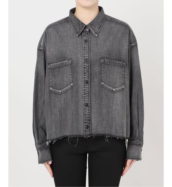 JOURNAL STANDARD「《追加4》ライトオンスデニムクロップドシャツ」|シャツ・ブラウス|