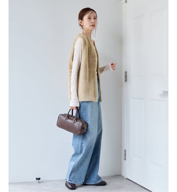 JOURNAL STANDARD「《WEB限定追加3》ダブルフェイスフェザークルーネックベスト」|ベスト・ジレ|