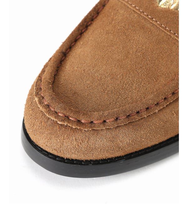 journal standard L'essage「別注【CAMINANDO】スエード ALMOND TOE PENNY L：ローファー」|ローファー|