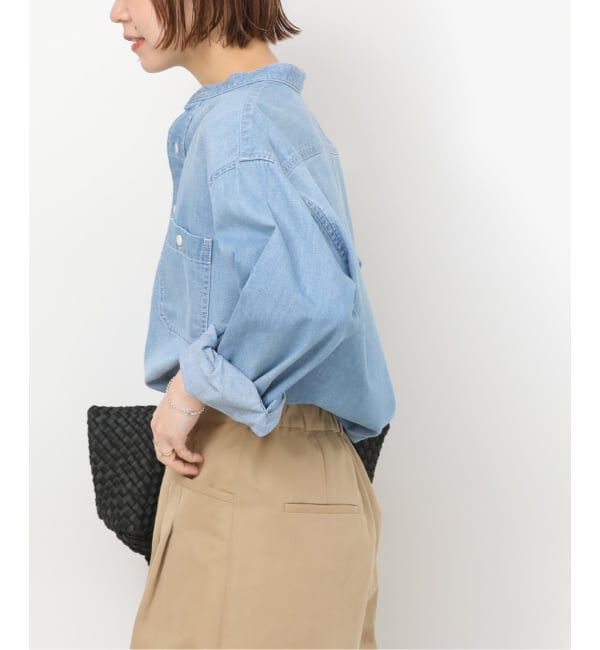 JOURNAL STANDARD relume「デニムバンドカラーシャツ」|シャツ・ブラウス|