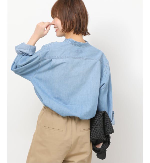 JOURNAL STANDARD relume「デニムバンドカラーシャツ」|シャツ・ブラウス|