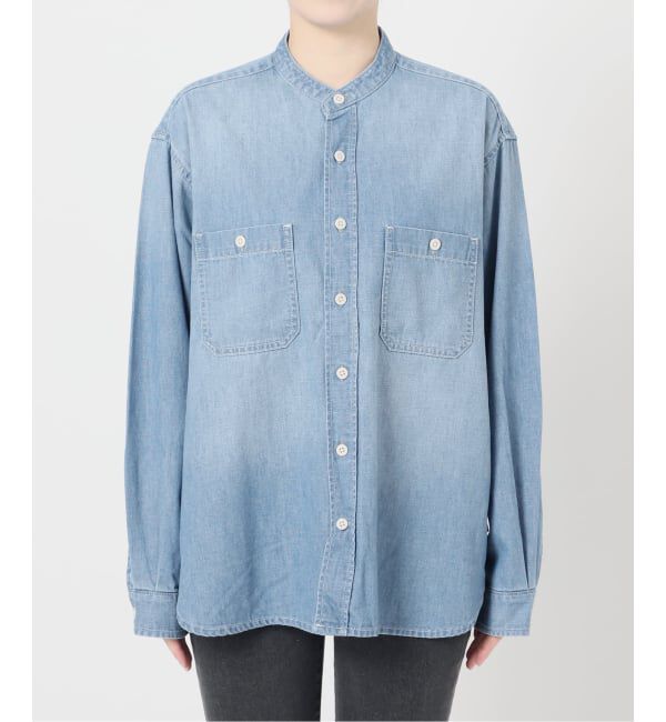 JOURNAL STANDARD relume「デニムバンドカラーシャツ」|シャツ・ブラウス|