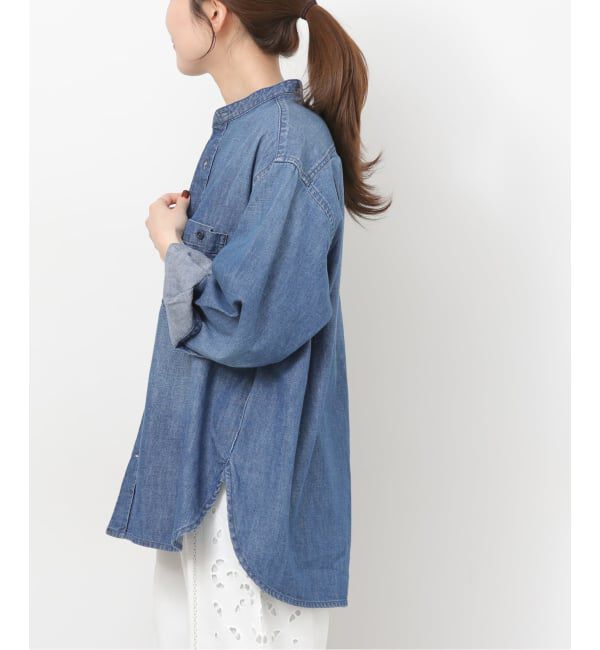 JOURNAL STANDARD relume「デニムバンドカラーシャツ」|シャツ・ブラウス|