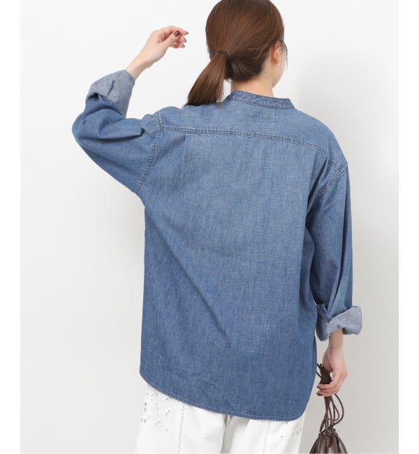 JOURNAL STANDARD relume「デニムバンドカラーシャツ」|シャツ・ブラウス|