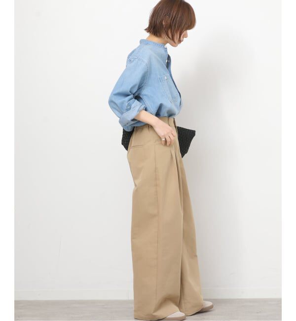JOURNAL STANDARD relume「デニムバンドカラーシャツ」|シャツ・ブラウス|