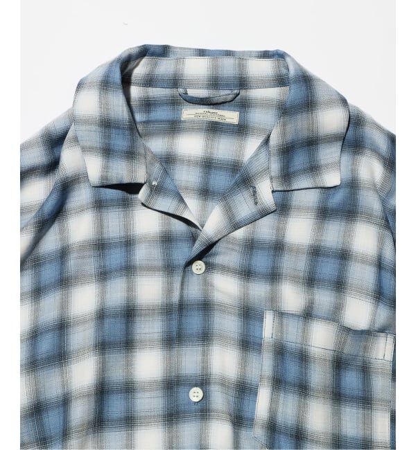 JOURNAL STANDARD relume「レーヨン アンカット フリンジ チェックシャツ」|シャツ・ブラウス|