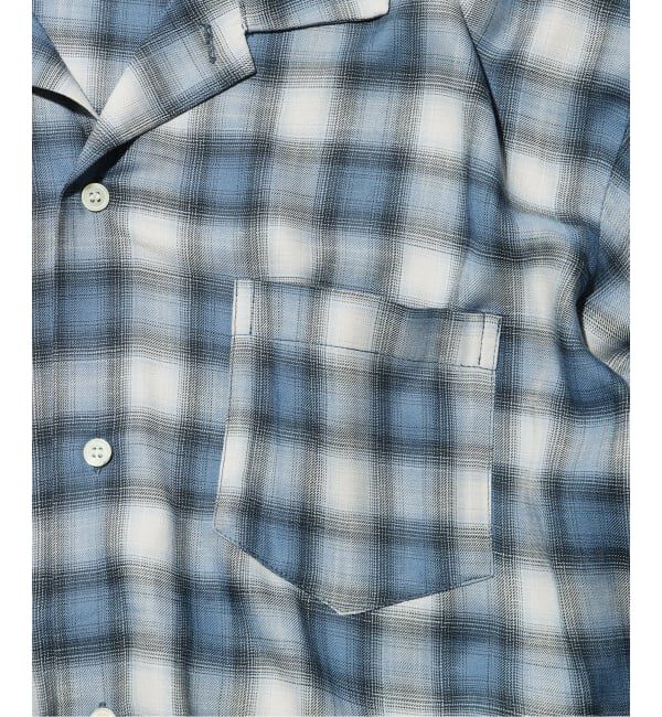 JOURNAL STANDARD relume「レーヨン アンカット フリンジ チェックシャツ」|シャツ・ブラウス|