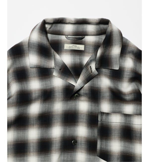 JOURNAL STANDARD relume「レーヨン アンカット フリンジ チェックシャツ」|シャツ・ブラウス|