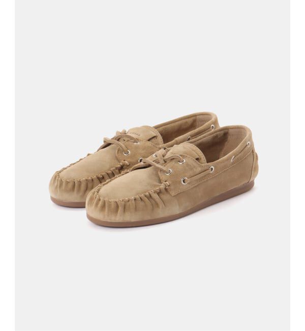 journal standard L'essage「【ALOHAS/アロハス】Rowan Suede Beige Leather Loafers：ローファー」|ローファー|